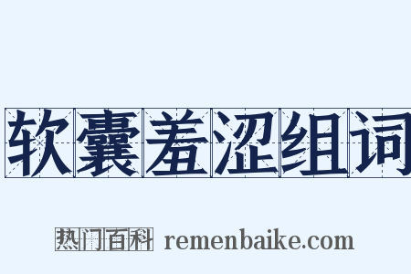 软囊羞涩组词是什么意思的图片